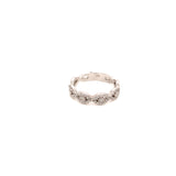 14K WG 0.37CTW DIAMOND WOVEN EYE RING