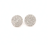 14K WG 0.51CTW DIA DISC Earrings